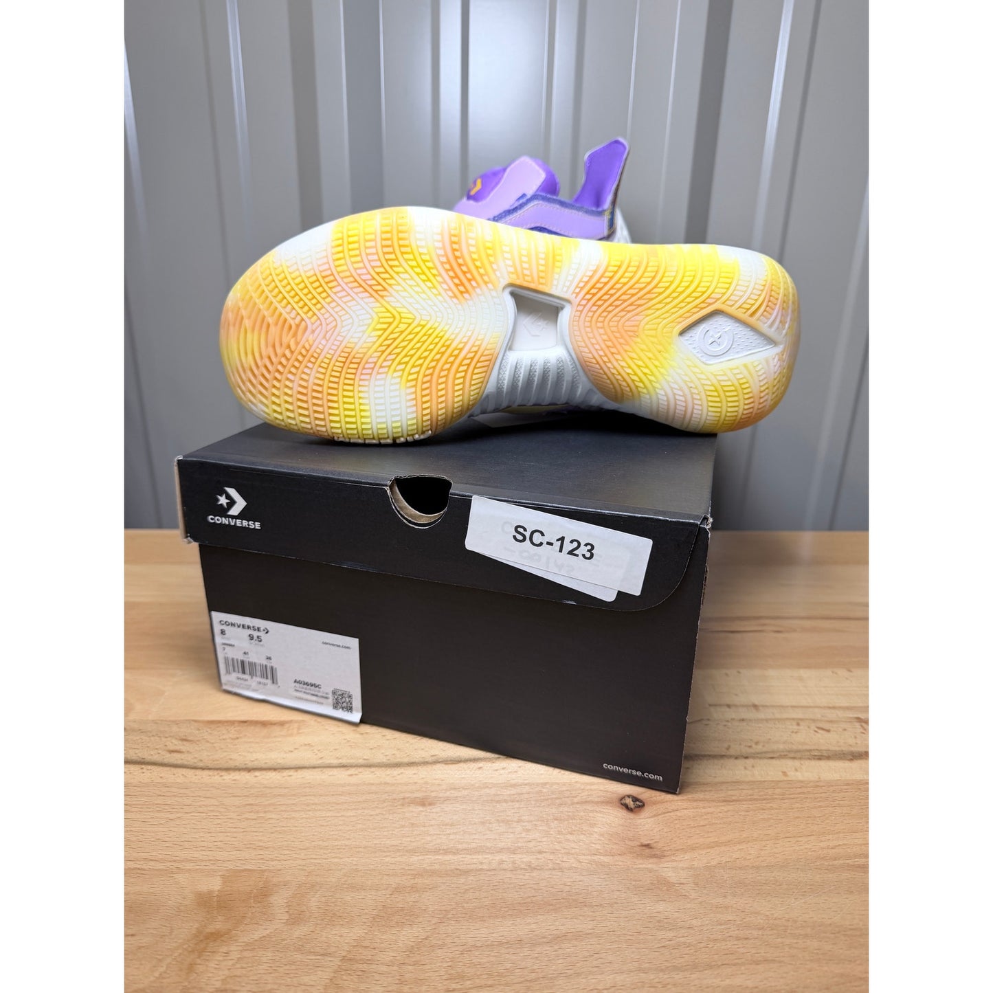 Converse All Star BB Prototype CX Mid Purple / Yellow / White Men’s 8 New!