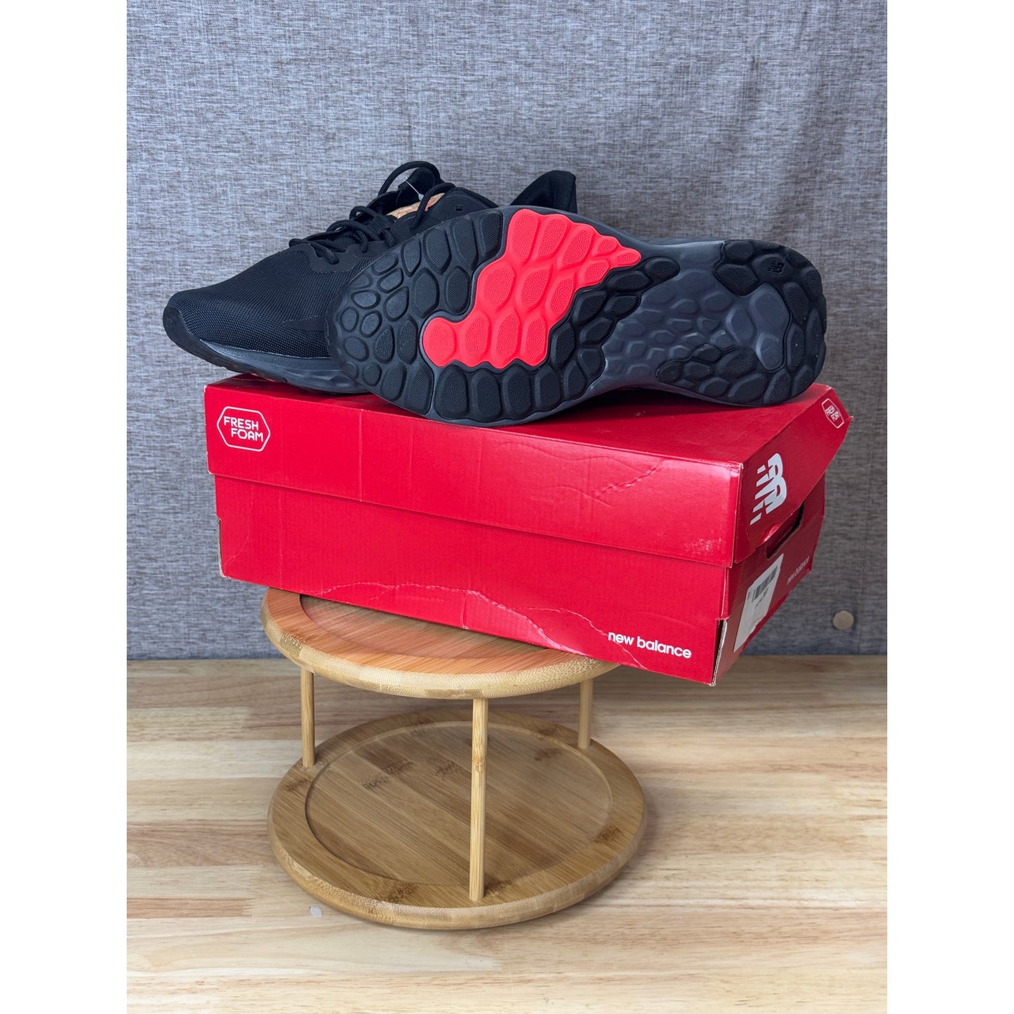 New Balance Fresh Foam Arishi v4 Men’s Black/Gray Running Shoes Size 11.5 4E