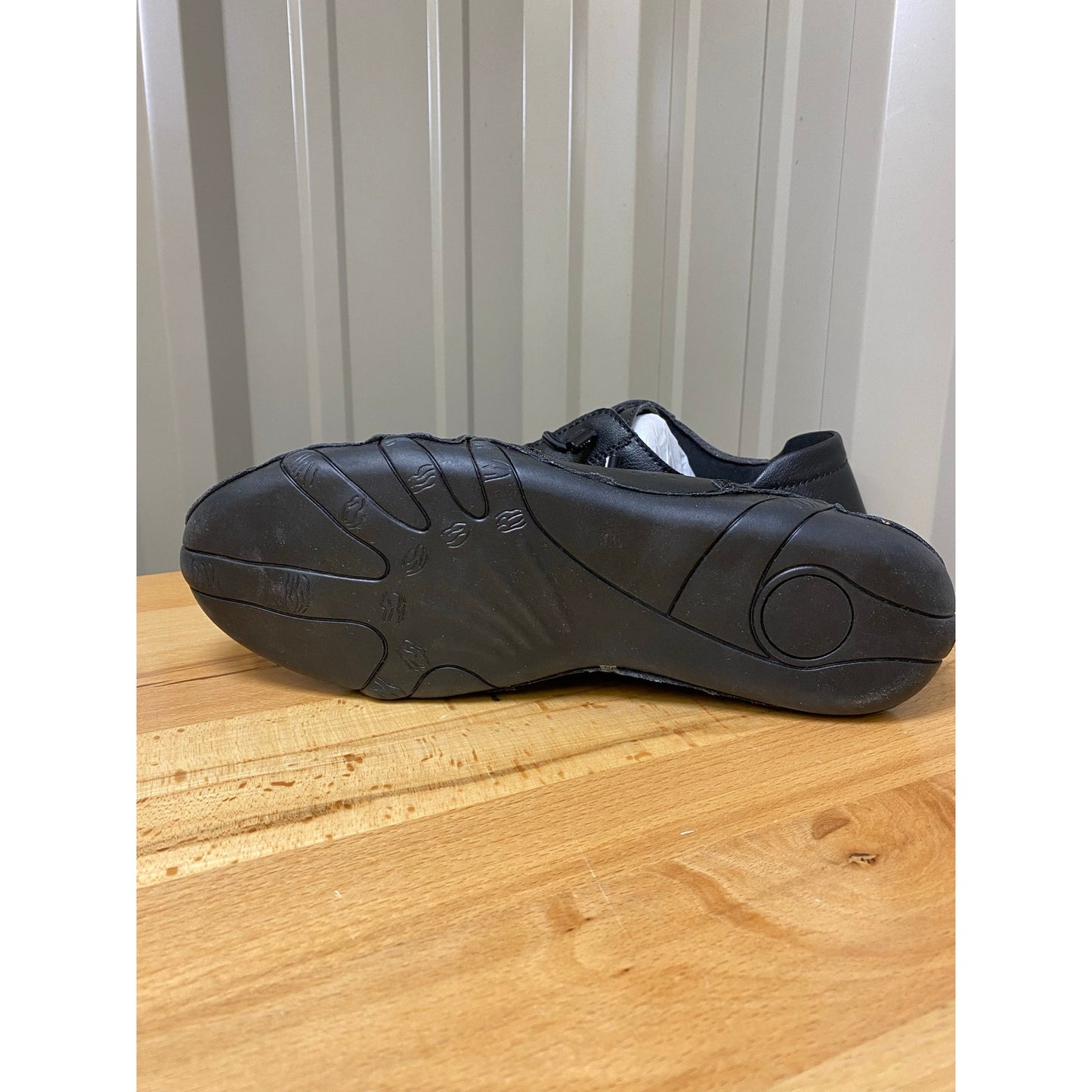 Obeck Men's Hiking/Running Shoes Black Leather Size 7.5 Extra Insoles New!