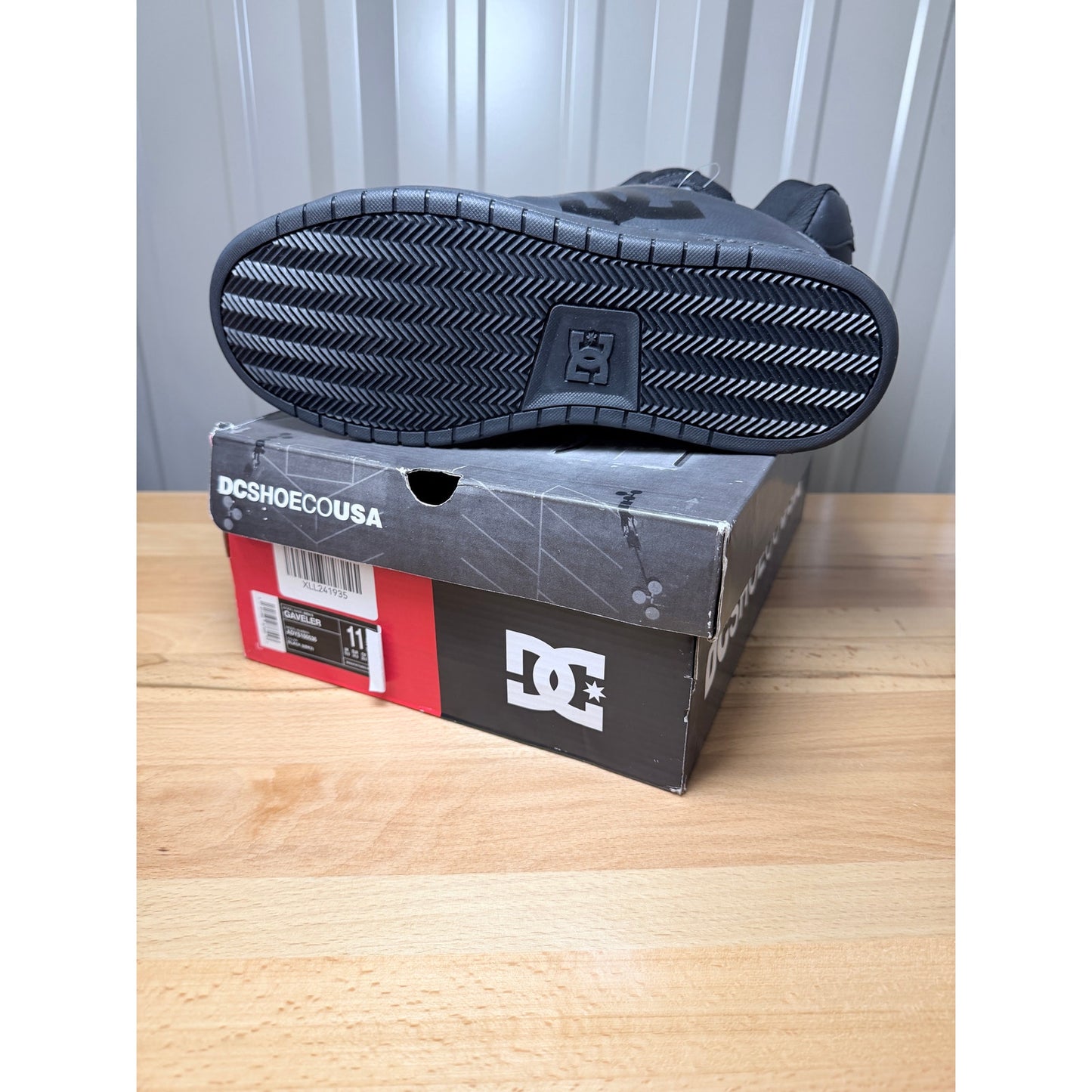 DC Shoes Gaveler Low Top Men’s Triple Black Skate Shoes Size 11.5 New!