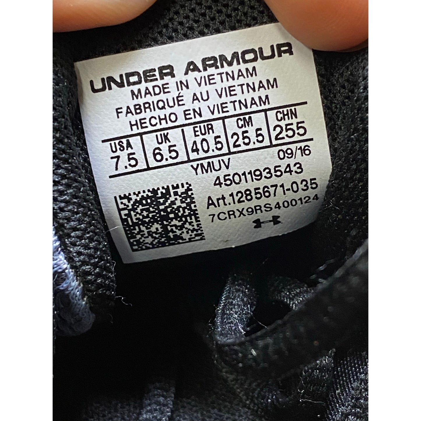 Under Armour Dash 2 Men's Size 8.5 New!