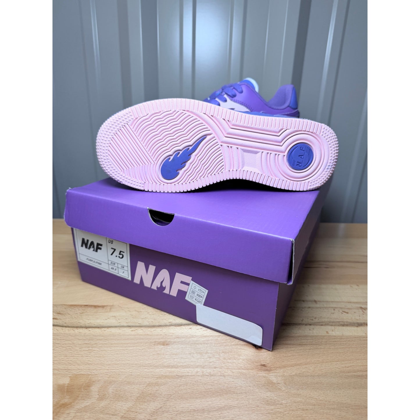 NAF Global Men’s Shoes Purple / Pink Size 7.5 New!