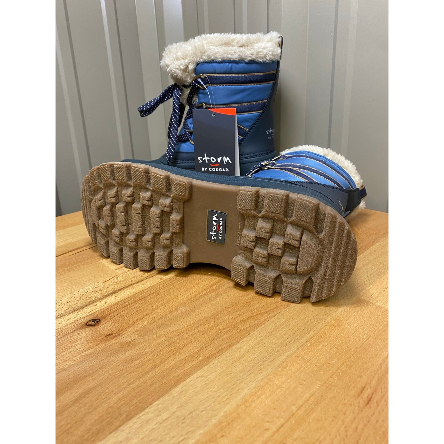 Storm by Cougar Fresno-Q Women's 9 Navy Waterproof Winter Boots New!