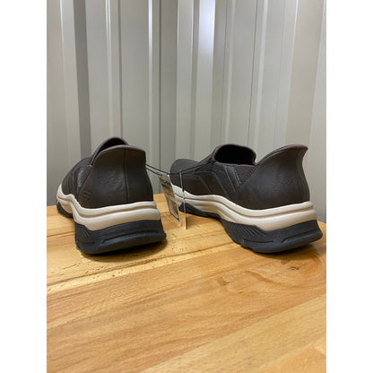 Skechers Swift Fit Izaiah Brown Leather Men's Size 11 New!