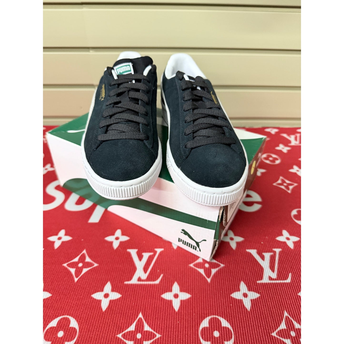 Puma Suede Classic XXI Junior Size 5.5 Youth / 5.5 Men Black New!