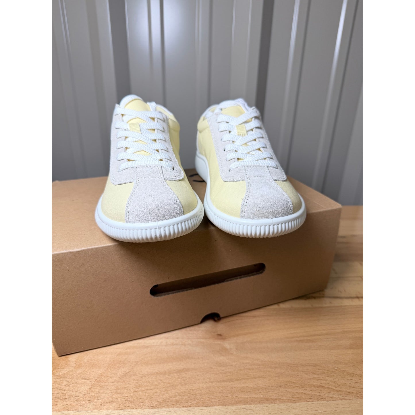 Ecco Soft Zero Women’s Sneakers Straw Limestone EU 37 US Size 6-6.5
