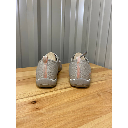 Skechers Breathe Easy a Look Mary Jane Flats Beige/Pink Women's Size 7.5 New!