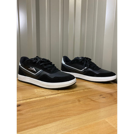 Lakai Terrace Men's Skate Shoes Black/White Size 9.5 New!