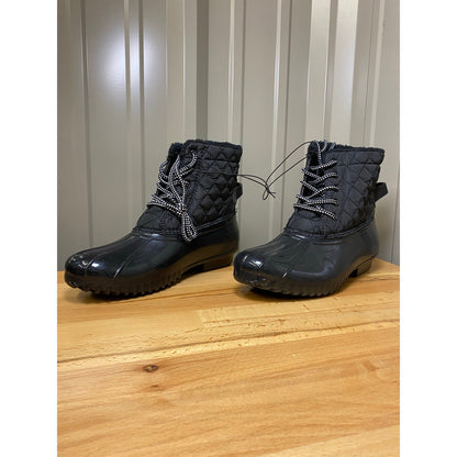 Sporto Women's Waterproof Black Boots Size 8 New!
