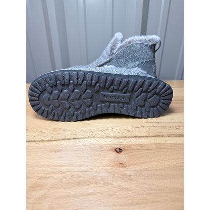 Hey Dude Denny Women’s Slip On Boots Sleet Gray Size 7 New!