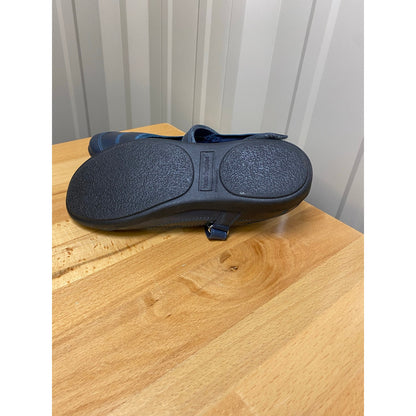 Hush Puppies Kid's Reese Mary Jane Flats Navy Size 4.5 Wide