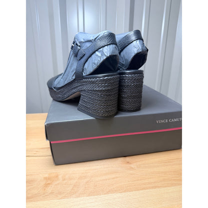 Vince Camuto Ranneli Women’s Black Wedge Size 9.5 New!