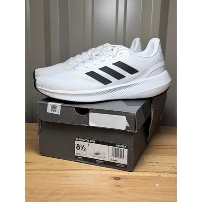 Adidas Runfalcon 3.0 W HP7557 Women’s White / Black Size 8.5 New