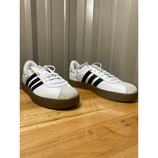 Adidas VL Court 3.0 Men's Size 11 White/Black/Tan ID8797 New!