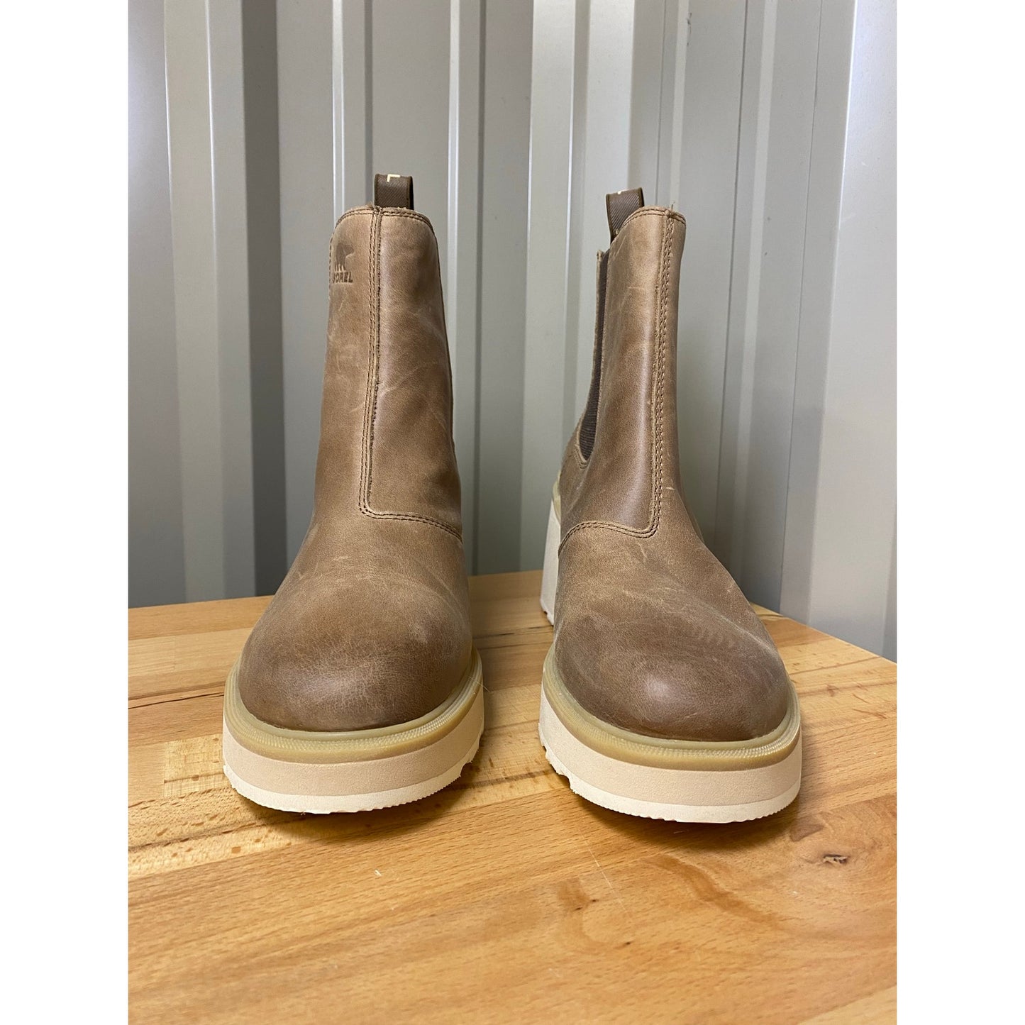Sorel Women's Size 10.5 Hi Line Heel Chelsea Boot Umber Ceramic