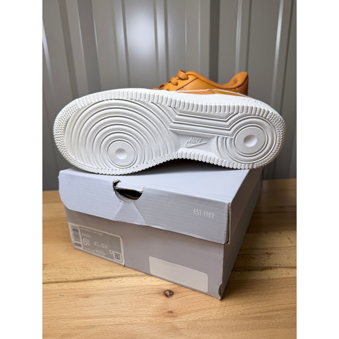 Nike Air Force 1 LV8 2 GS Monarch / Sail DX1656 800 Size 6.5y New!