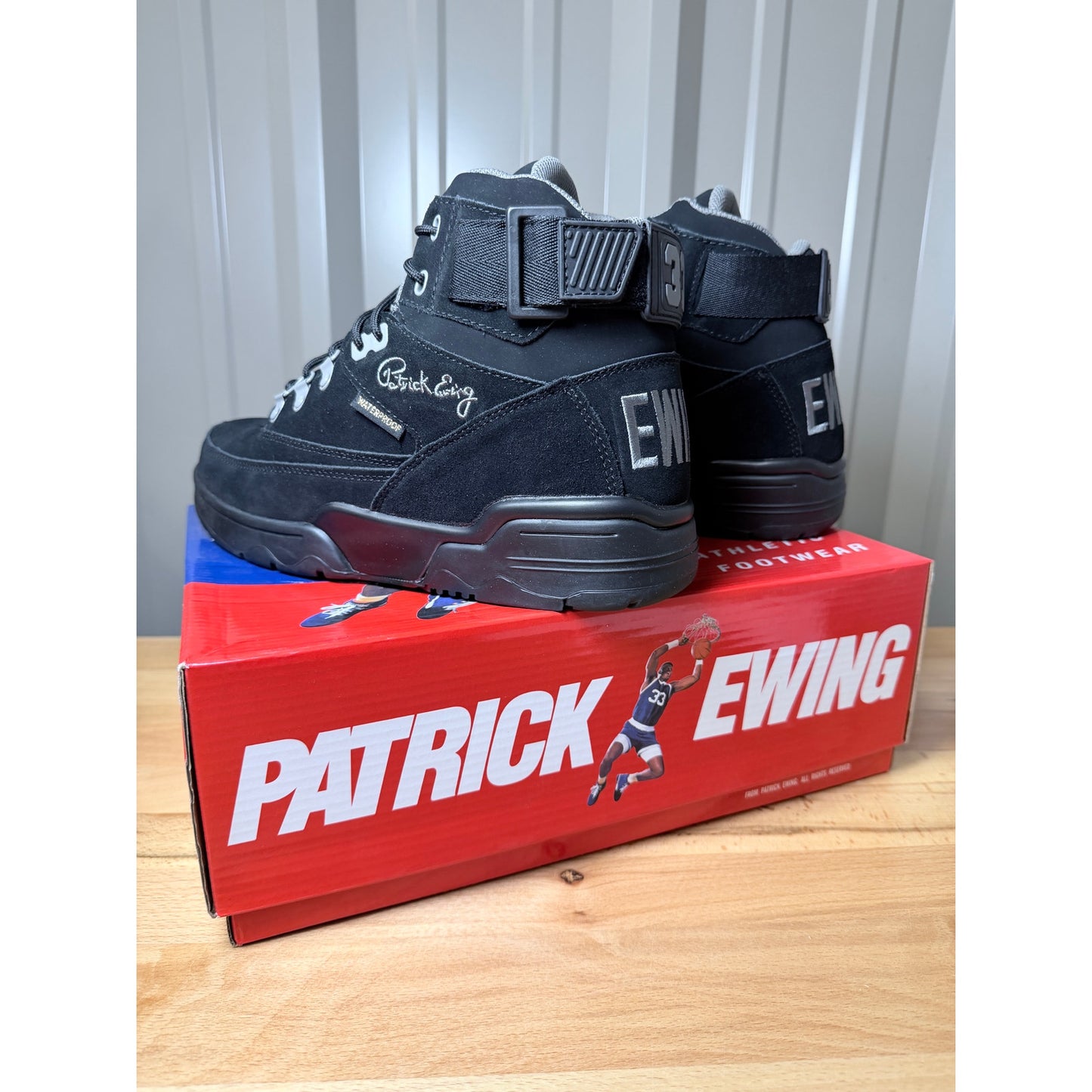 Ewing Athletics Patrick Ewing 33 Hi Winter Waterproof Black Size 10 Men’s New!