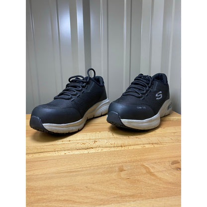 Skechers Arch Fit SR Ebinal Work Footwear Women's Size 7 Black Composite Toe