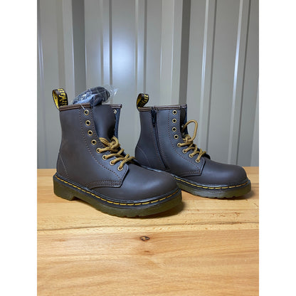Dr. Martens 1460 J Gaucho Wildhorse Lamper Brown / Leather Youth Size 13 New!