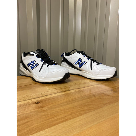 New Balance Men's 608 v5 White/Team Royal/Black Size 10.5 MX608WR5