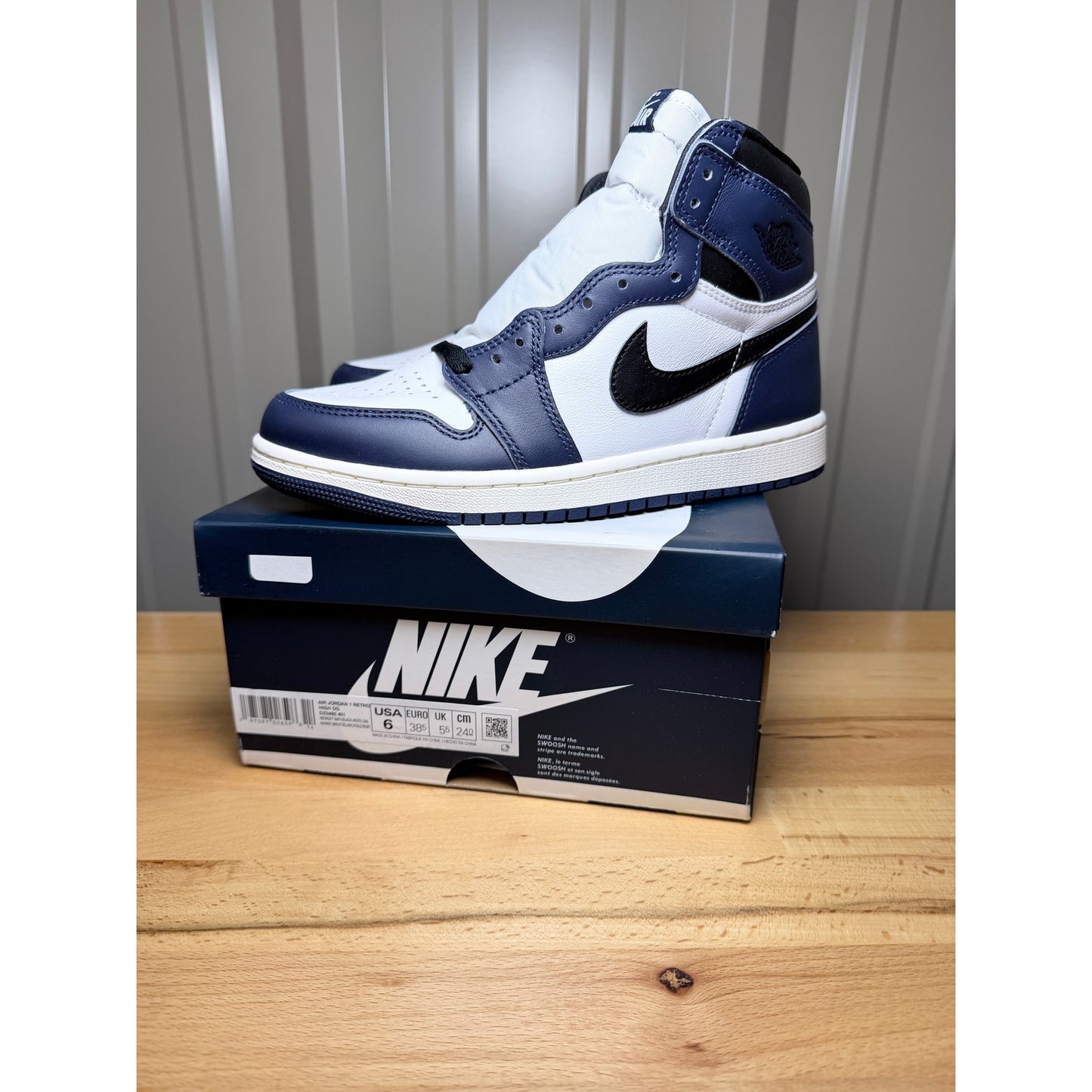 Nike Air Jordan 1 Retro High OG Midnight Navy DZ5485 401 Men’s Size 6 New!