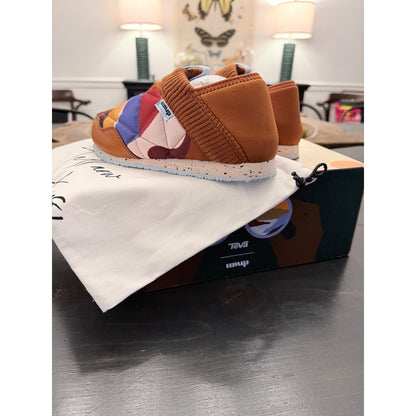 Teva x UNWRP ReEmber Gingerbread Brown Women’s Slip On Size 5 New!