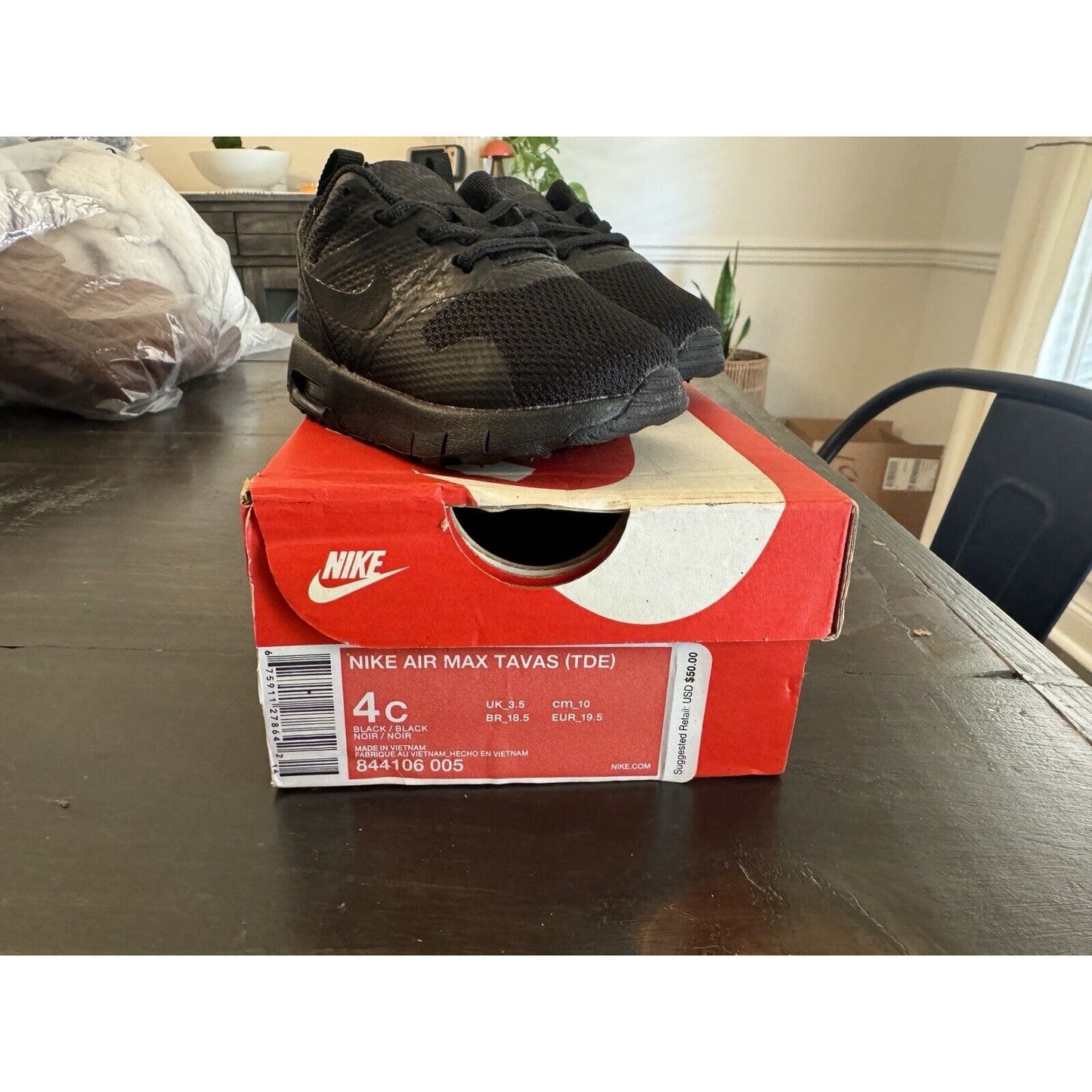 Nike Air Max Tavas (TDE) 4C. New In Box. $50 Retail!
