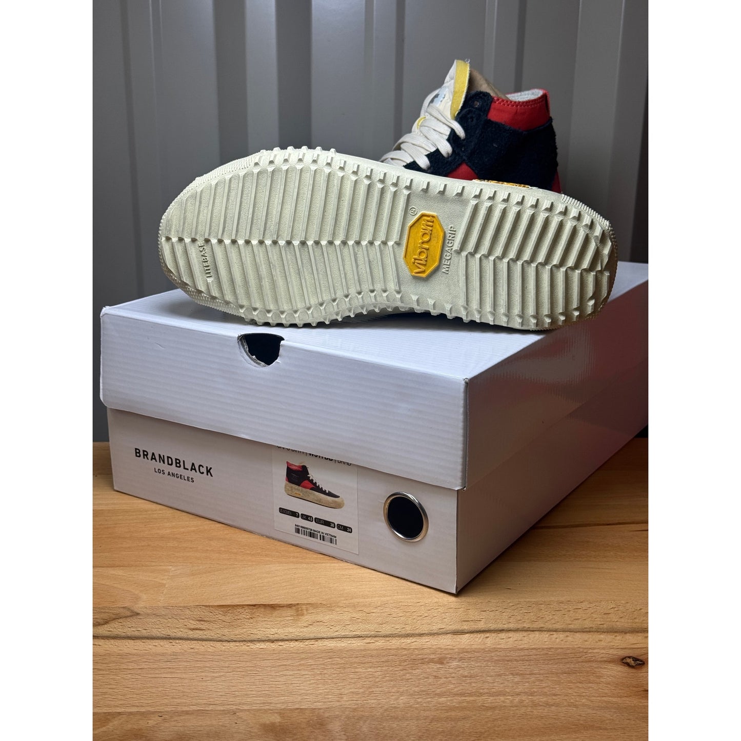 Brandblack Capo Dirty Women’s Black / Red W517BB Size 7 New!