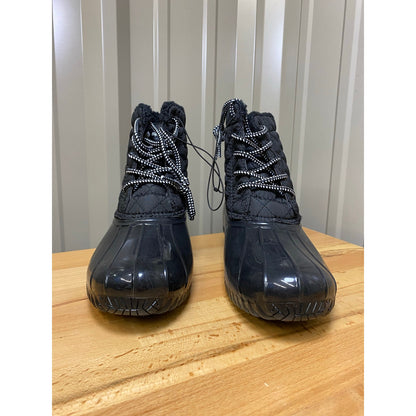 Sporto Women's Waterproof Black Boots Size 8 New!