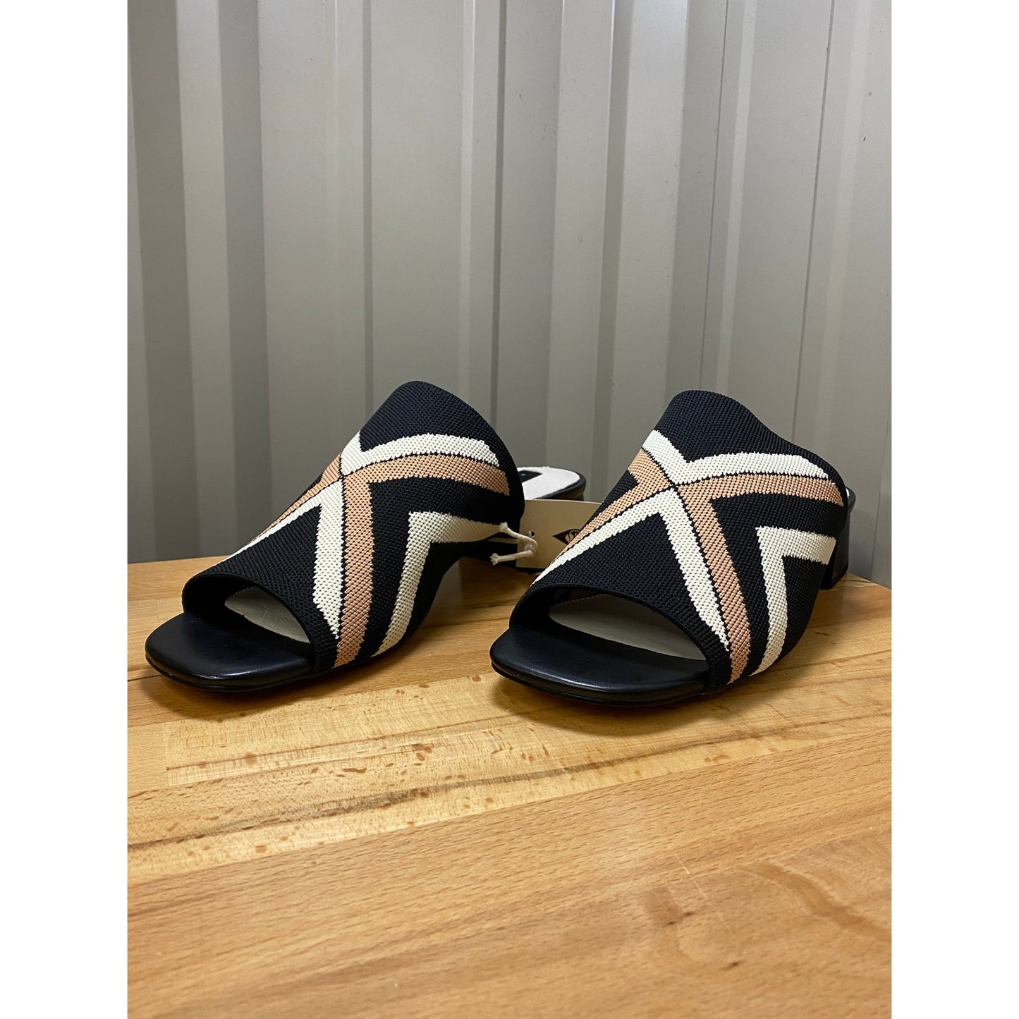 Sanctuary SA-Ruby Women's Heel Sandals Size 9 Black/Milk/Tan New!