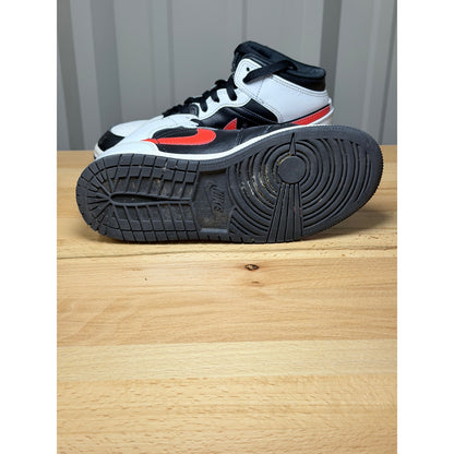 Nike Air Jordan 1 Mid Chile Red / White / Black 554725 075 GS Size 4.5y