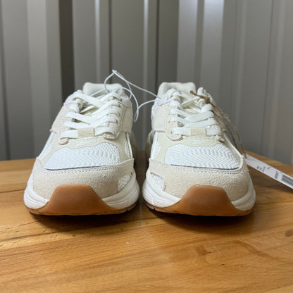 Reebok Chaos Chunky Low Top Cream Tan Gum Sneakers Women's 9 NIB