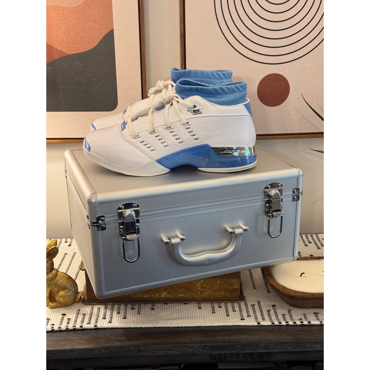 Jordan 17 Retro Low SP UNC University Blue Men’s Size 9.5