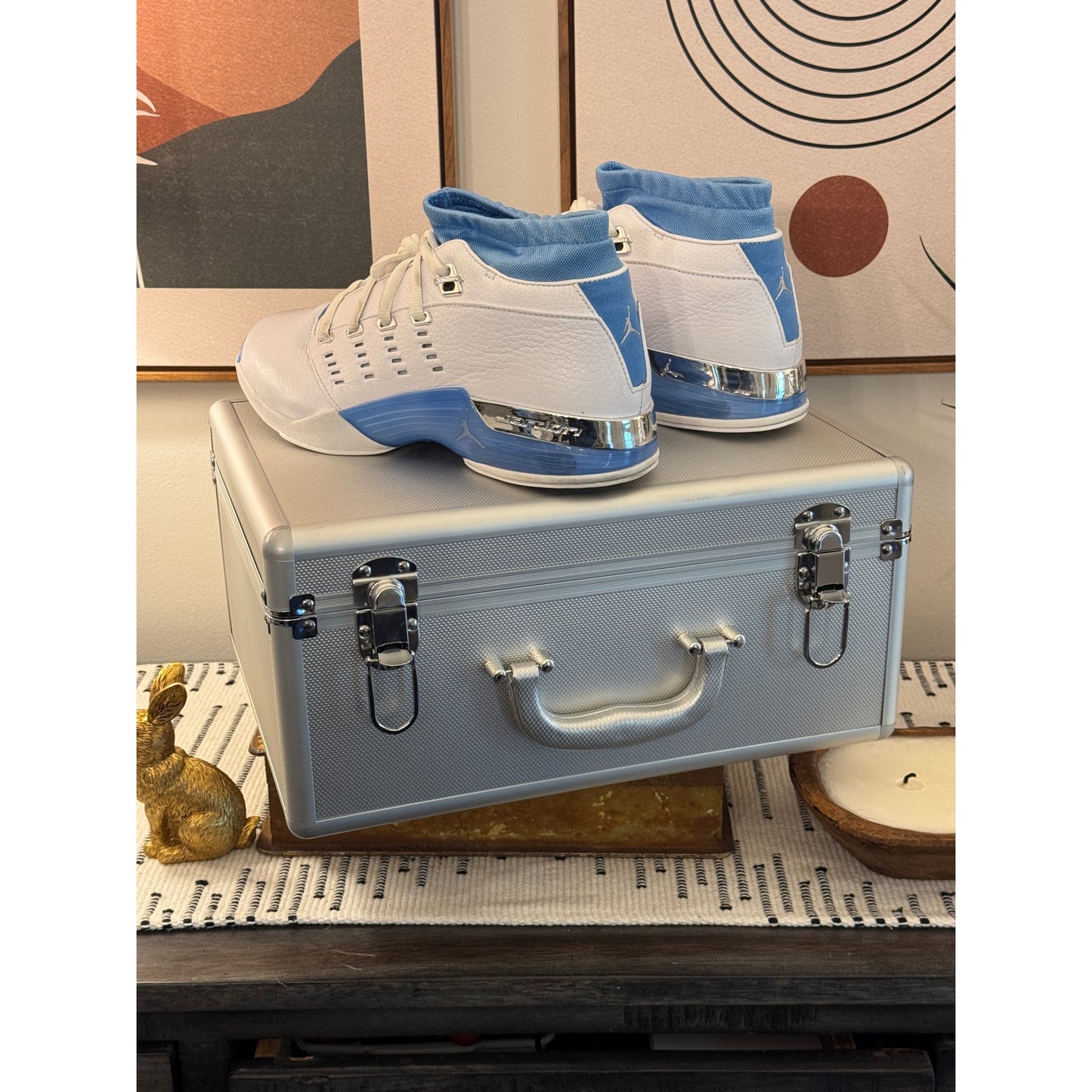 Jordan 17 Retro Low SP UNC University Blue Men’s Size 9.5