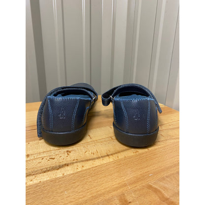 Hush Puppies Kid's Reese Mary Jane Flats Navy Size 4.5 Wide