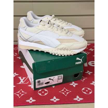 Puma Blacktop Rider Soft Women's White / Alpine Snow Size 7.5 New!
