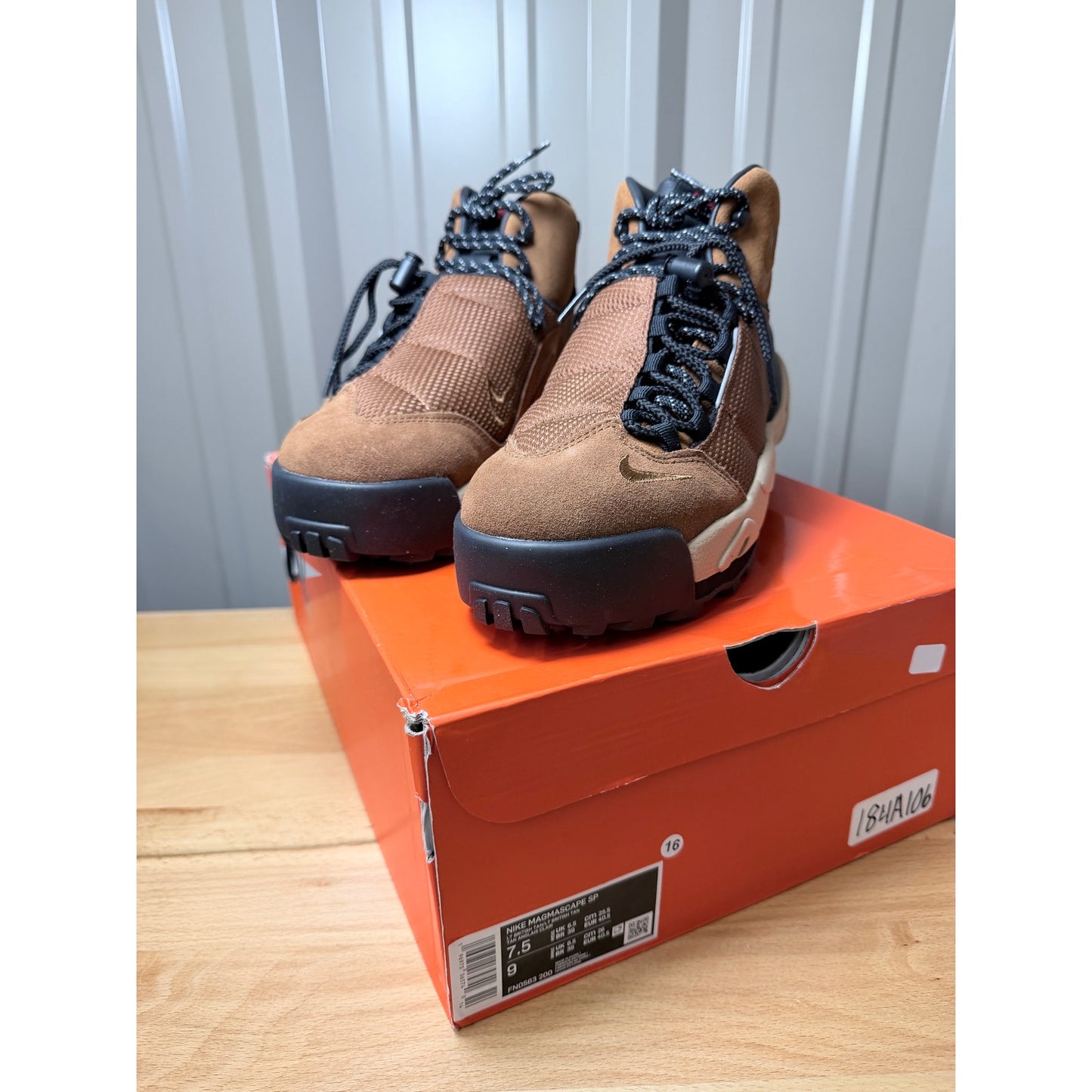 Nike Magmascape SP Boots Light British Tan FN0563 200 Men’s Size 7.5 New!