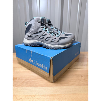 Columbia Crestwood Mid Women’s Waterproof Boots Dark Grey / Kettle Size 9.5 New!