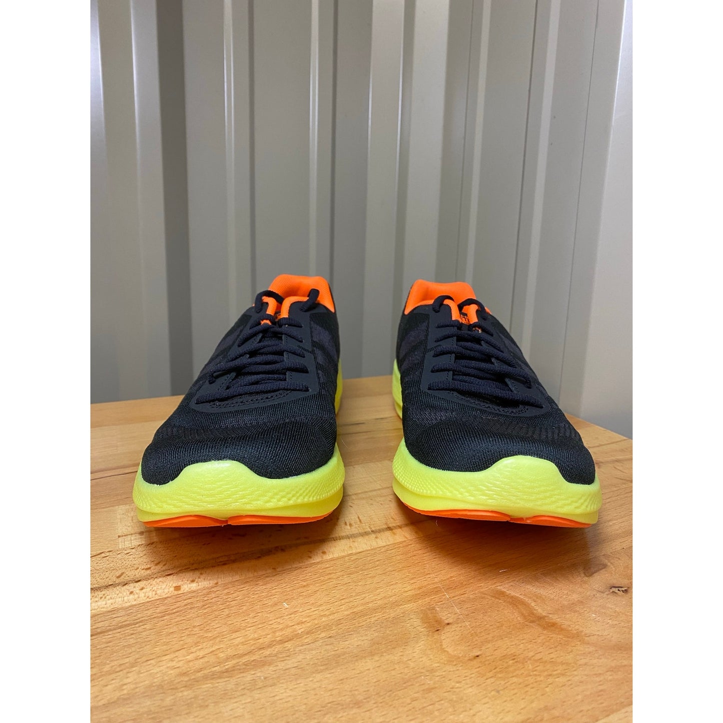 Skechers Go Run Razor Plus Black/Yellow/Orange Women's Size 9.5 New!