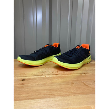 Skechers Go Run Razor Plus Black/Yellow/Orange Women's Size 9.5 New!