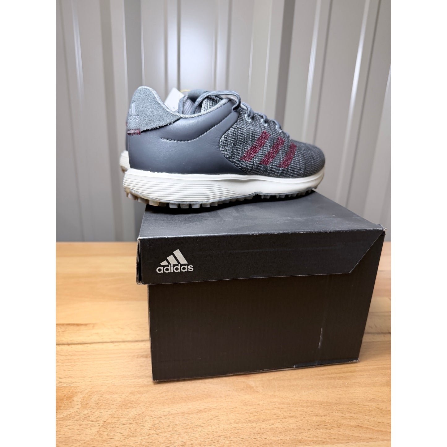 Adidas S2G EF0690 Men’s Waterproof Golf Shoes Gray Size 8.5 New!