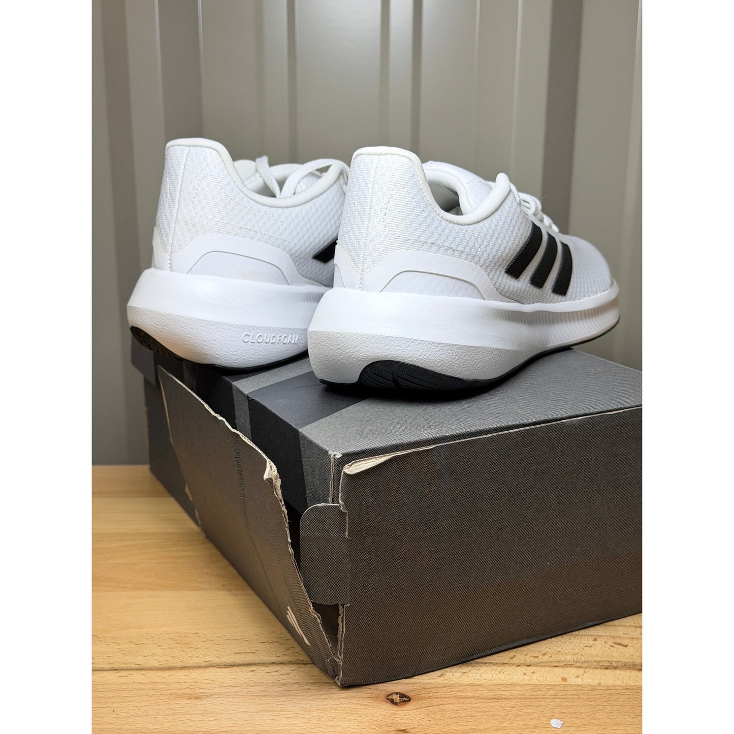 Adidas Runfalcon 3.0 W HP7557 Women’s White / Black Size 8.5 New