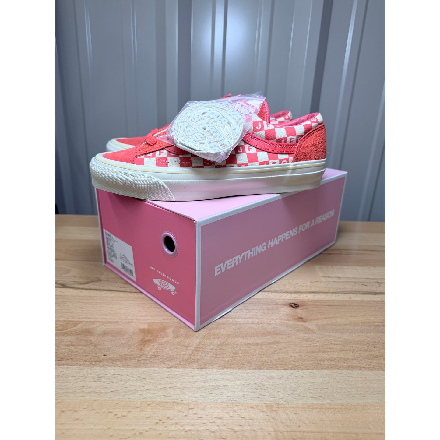 Vans x Joe Fresh Goods OG Style 36 LX Red Checkered Men’s Size 8.5 New!