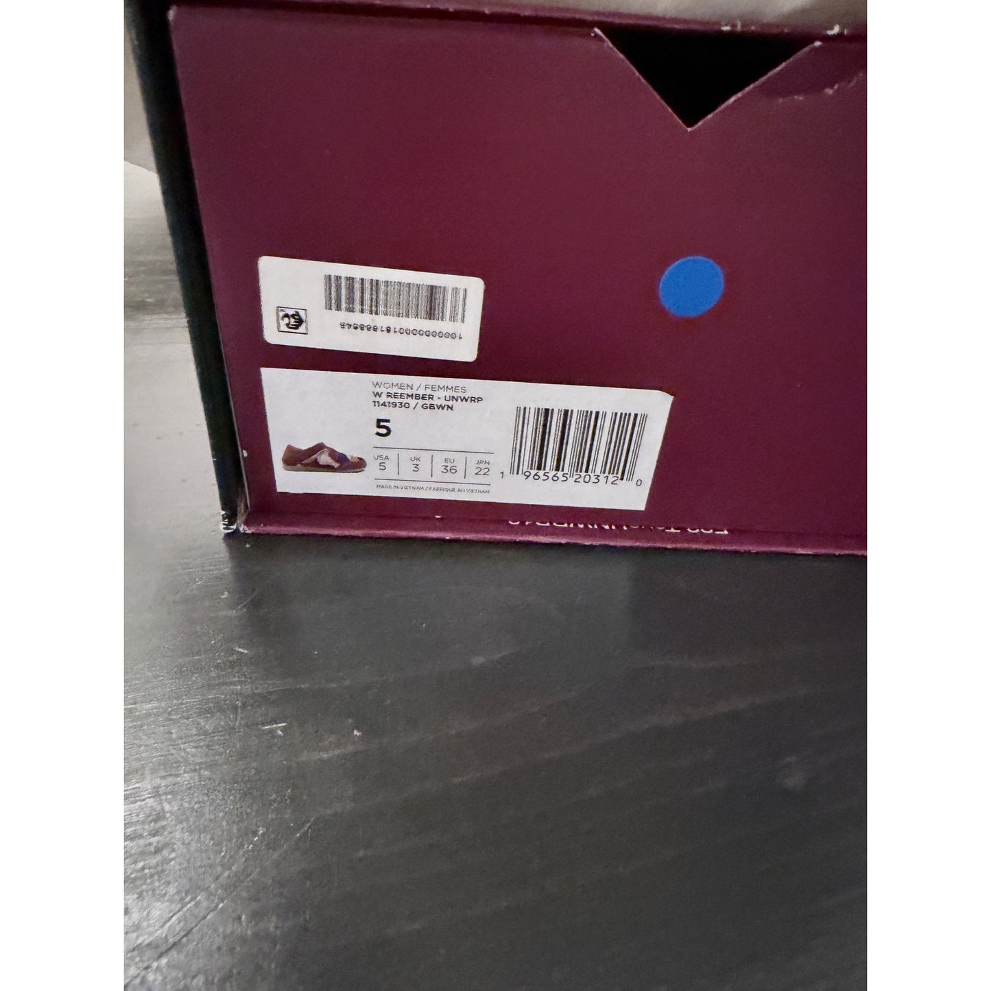 Teva x UNWRP ReEmber Gingerbread Brown Women’s Slip On Size 5 New!