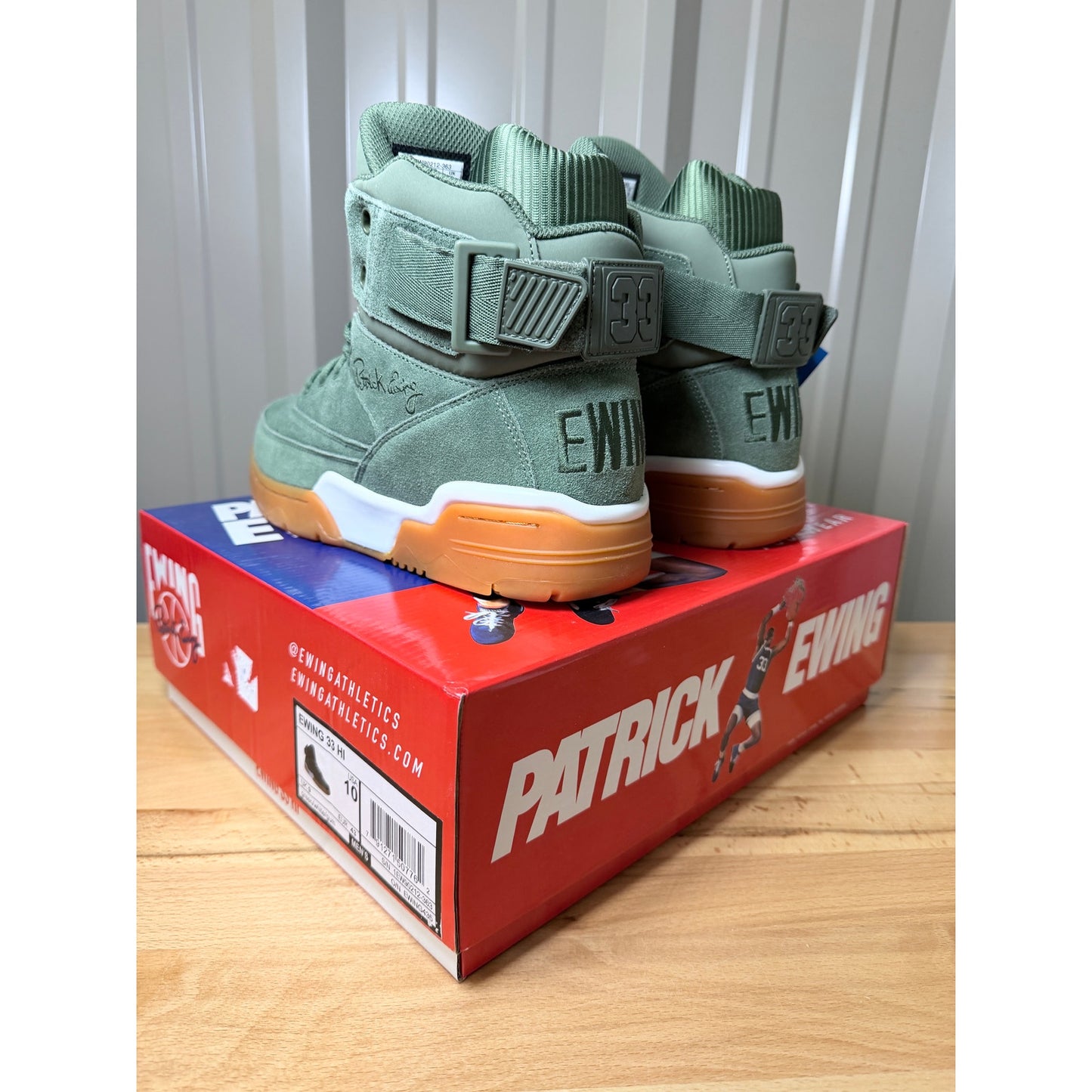 Ewing Athletics Patrick Ewing 33 Hi Green / White / Gum Men’s Size 10 New!