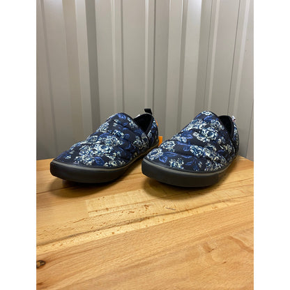 Sporto Puffer Women's Slip-on Blue Floral Size 9.5 New!