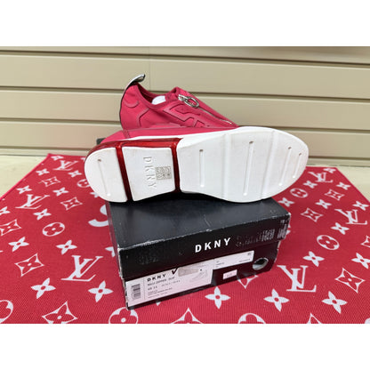 DKNY Nikki Zipper Slip On Women’s Red Sneakers Size 11