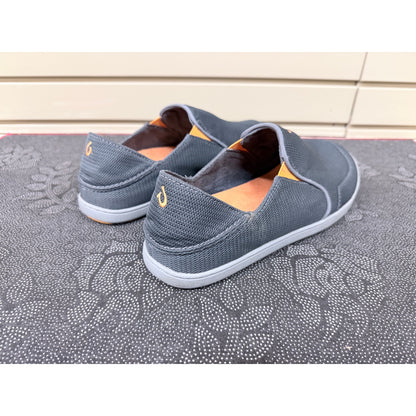 Olukai Nohea Mesh Men’s Gray Slip On Loafers Size 10