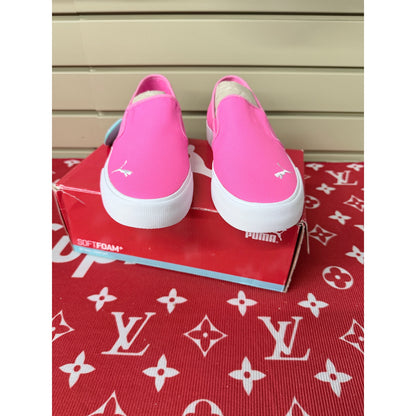 Puma Bari Slip On Fluo Pink Hot Pink Softfoam+ Women’s Size 7 New!