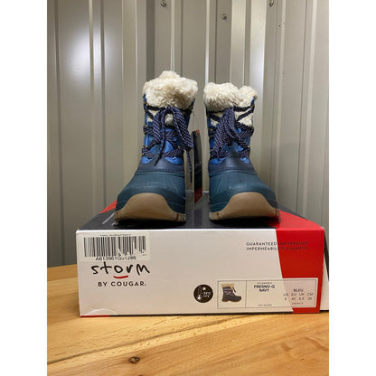 Storm by Cougar Fresno-Q Women's 9 Navy Waterproof Winter Boots New!